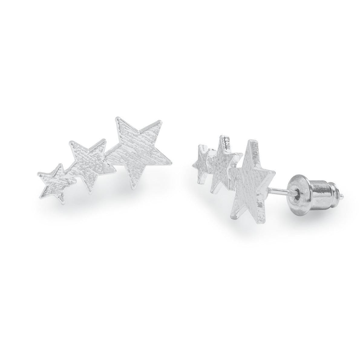 Stargazer silver studs