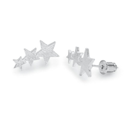 Stargazer silver studs