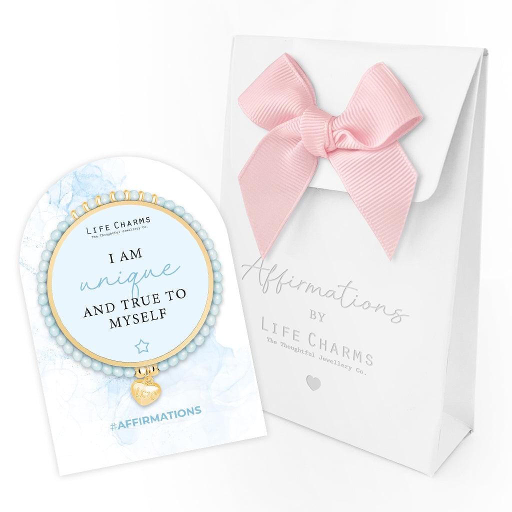 Affirmation bracelet - I am unique
