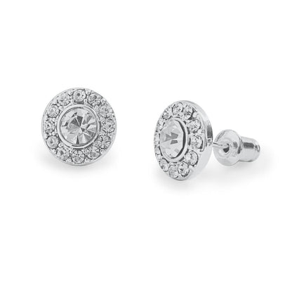 Round silver studs