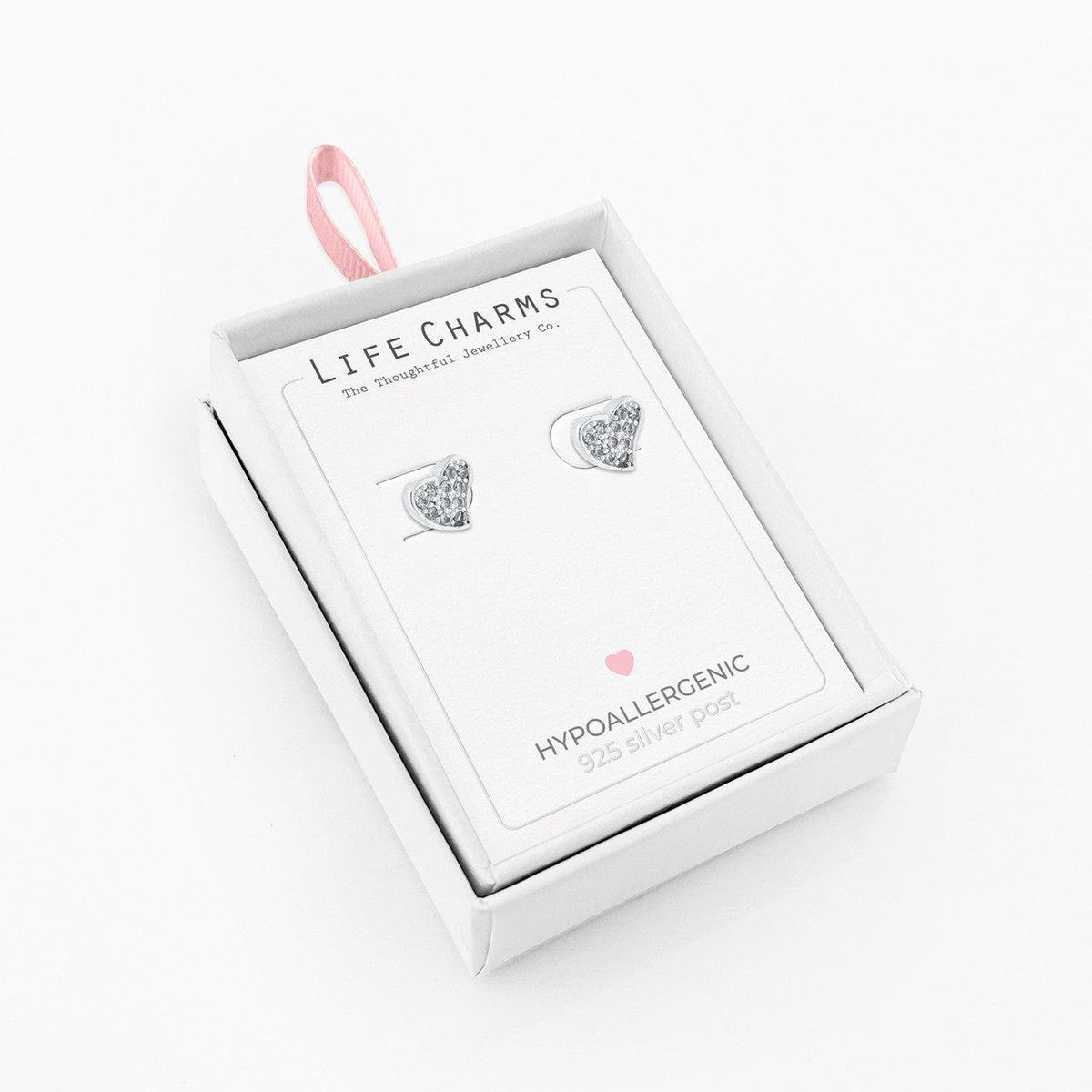 Heart studs