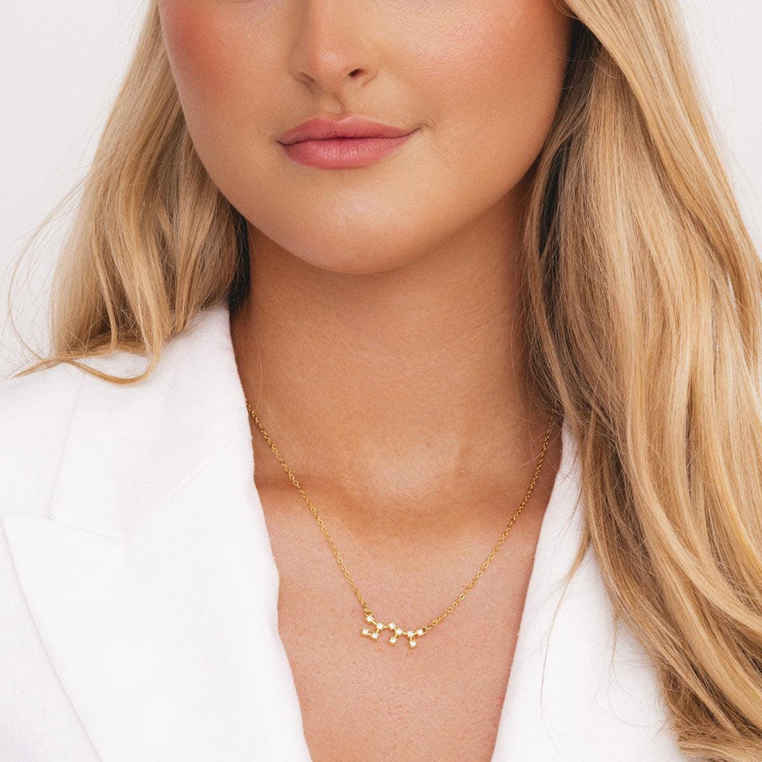 Sagittarius Gold Zodiac Constellation Necklace