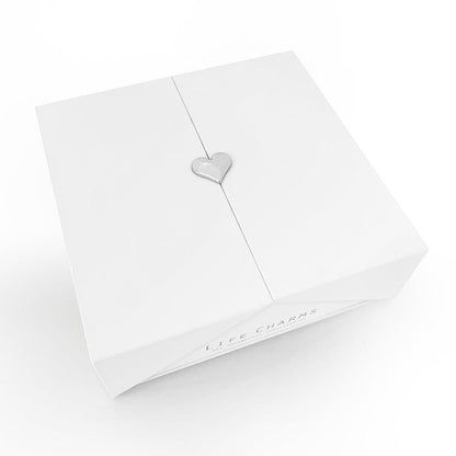 Happy 21st Birthday - Key &amp; stars charm bracelet in flower box